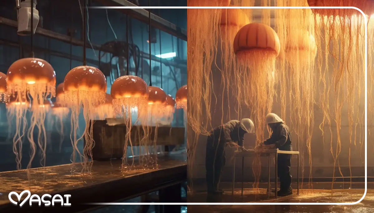 این‌ بار هوش مصنوعی، تصاویری از کارخانه تولید عروس دریایی را افشا می‌کند!